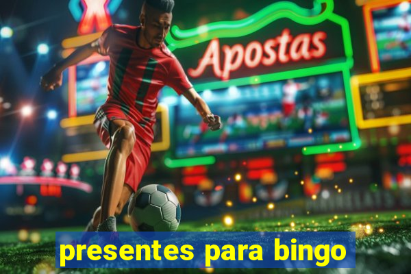 presentes para bingo